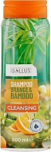 Shampoo Orange und Bambus Gallus Orange&Bamboo Shampoo