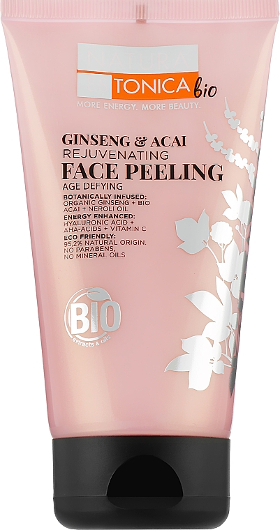 Gesichtspeeling mit Bio Ginseng und Acai - Natura Estonica Ginseng & Acai Face Peeling