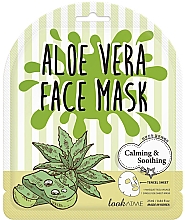 Masque tissu à l'extrait d'aloe vera pour visage Look At Me Aloe Vera Face Mask