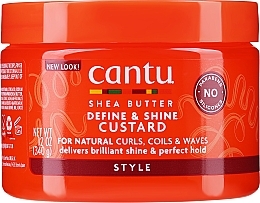 Creme zum Stylen und Fixieren der Haare Cantu Shea Butter Define & Shine Custard