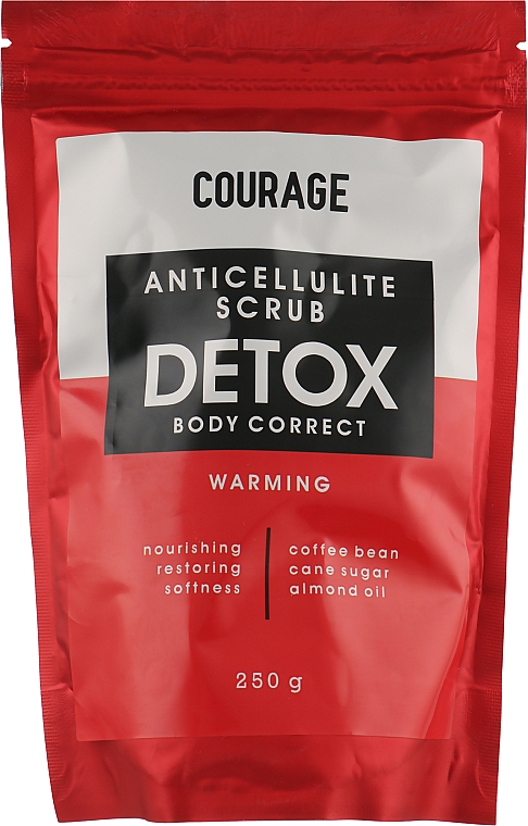 Gommage au café et huile d'amande pour corps - Courage Anticellulite Scrub Detox Body Correct