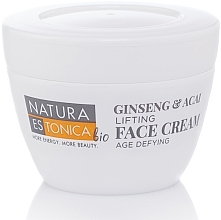 Straffende Anti-Aging Gesichtscreme mit Ginseng und Acai-Beere Natura Estonica Ginseng & Acai Face Cream