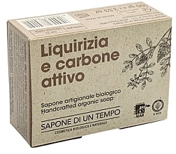 Savon bio, Réglisse et Charbon actif Sapone Di Un Tempo Organic Soap Liquorice And Activated Charcoal