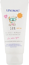 Crème solaire à l'huile de lin et vitamine E pour visage et corps Linomag Sun Cream SPF 50