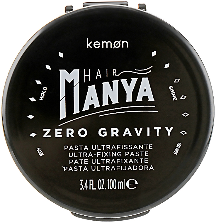 Pâte coiffante, fixation ultra forte - Kemon Hair Manya Zero Gravity Ultra Fixing Cream