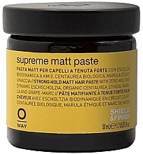 Pâte pour cheveux, mate Oway Supreme Matt Paste