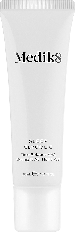 Peeling de nuit à l'acide glycolique et extrait de trèfle - Medik8 Sleep Glycolic