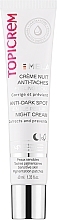 Peeling de nuit pour visage Topicrem Mela Anti-Dark Spot Gentle Peeling Night Cream