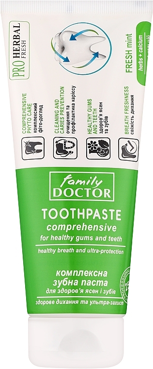 Erfrischende Zahnpasta - Family Doctor Toothpaste