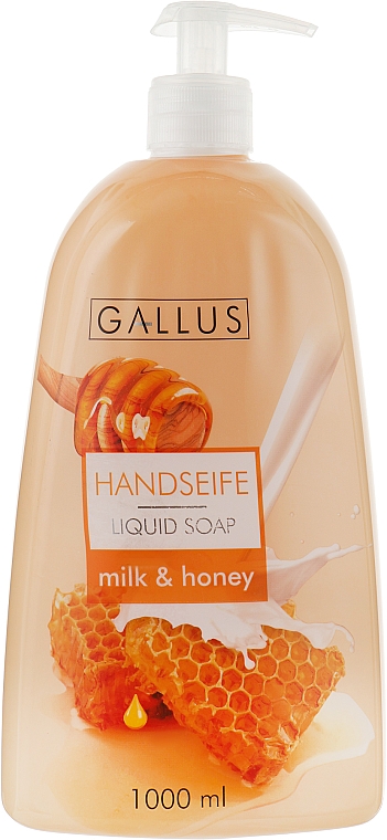 Cremige Flüssigseife Milch & Honig - Gallus Soap