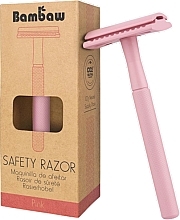 Rasoir de sûreté, rose Bambaw Safety Razor