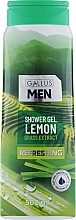 Duschgel für Männer Zitrone Gallus Men Lemon Grass Extract Shower Gel