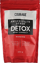 Gommage au café et huile d'amande pour corps Courage Anticellulite Scrub Detox Body Correct