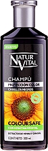 Shampooing à l'extrait de tournesol Natur Vital Coloursafe Henna Colour Shampoo Black Hair