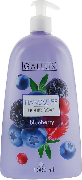 Flüssige Handseife Heidelbeere - Gallus Liquid Soap