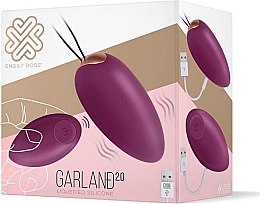 Oeuf vibrant avec télécommande, fuchsia Engily Ross Garland 2.0 Vibrating Egg Remote Control USB