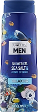 Duschgel für Männer mit Meersalz und Meeresalgenextrakt Gallus Men Sea Salt&Algae Extract Shower Gel