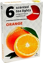 Teelichter Orange 6 St. Admit Scented Tea Light Orange