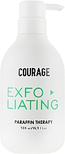 Gel exfoliant à l'huile de ricin et glycérine pour corps Courage Exfoliaiting Paraffin Therapy