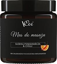 Веганский массажный мусс "Сладкий апельсин и чили" VCee Sweet Orange & Chilli Massage Mousse