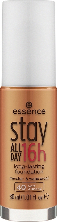 Тональная основа - Essence Stay All Day Long-Lasting Make-Up