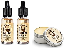 Набор Imperial Beard Ritual Protection Kit (b/oil/30ml + b/oil/30ml + wax/50ml)