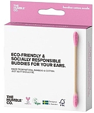 Бамбуковые ватные палочки The Humble Co. Cotton Swabs Pink