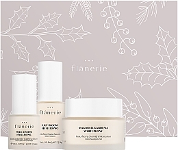 Набор Flanerie Christmas Set 3-step Night Care Routine (f/ser/30ml + eye/ser/20ml + f/cr/45ml)