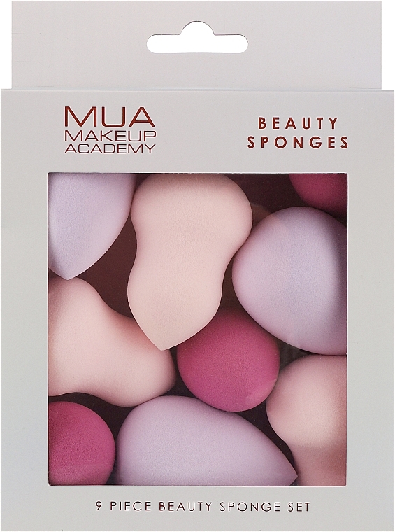 Набор спонжей для макияжа, 9 шт. - MUA 9 Piece Makeup Sponge Set