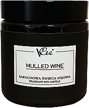 Соевая свеча с ароматом глинтвейна Vcee Mulled Wine Fragrant Soy Candle