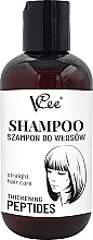 Шампунь с пептидами для прямых волос VCee Thickening Shampoo For Straight Hair With Peptides