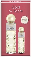 Σετ (edp/200ml + edp/30ml)	 Saphir Parfums Cool De Saphir Pour Femme	