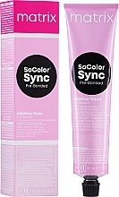 Безамиачный тонер для волос Matrix SoColor Sync Alkaline Toner