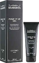 Τζελ μαλλιών με ισχυρό κράτημα, διαφανές Barburys Pump It Up Gel