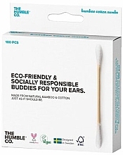 Бамбуковые ватные палочки The Humble Co. Cotton Swabs White