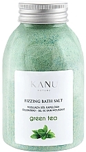 Άλατα μπάνιου με πράσινο τσάι Kanu Nature Green Tea Fizzing Bath Salt