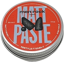 Πάστα μαλλιών για δυνατό κράτημα Men Rock Matt Paste High Hold Matt Finish