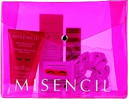 Σετ Misencil Summer Pouch 2021 Limited Edition (ντεμακ./120ml + επιθ./6τεμ. + μάσκαρα/10ml + περίγρ. τζελ/10ml + καλλυντ. τσάντα + λαστιχάκι/1τεμ.)