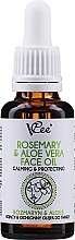 Масло для лица с розмарином и алоэ VCee Rosemary & Aloe Face Oil Calming & Protecting