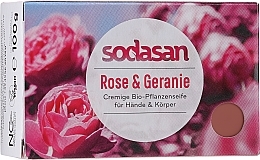 Σαπούνι-κρέμα για τα χέρια και το σώμα Wild roses Sodasan Cream Wild Roses Soap