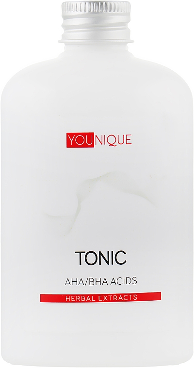 Tonikum s AHA/HAHA kyselinami a rostlinnými extrakty - Jerelia YoUnique Tonic