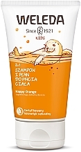 Dětský šampon-gel 2v1 "Pomeranč" Weleda Kids 2in1 Shampoo & Bodu Wash Fruchtige Orange