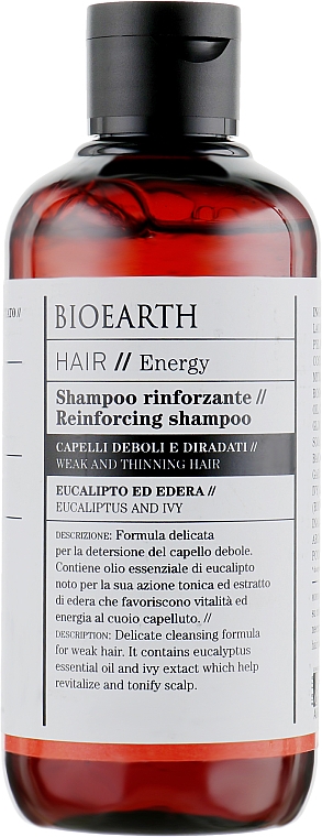 Šampon pro posílení vlasů - Bioearth Hair Strengthening Shampoo