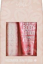 Sada "Okouzlení čistotou" Mades Cosmetics M|D|S Baty & Body Fascination(b/wash/200ml + b/milk/150ml)