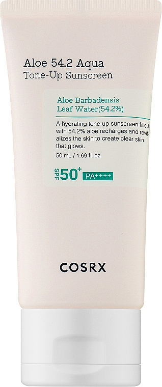 Hydratační opalovací krém - Cosrx Aloe 54.2 Aqua Tone-Up Sunscreen SPF50+/PA++++