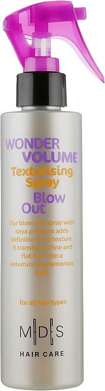 Strukturující sprej na vlasy "Wonder Volume" - Mades Cosmetics Wonder Volume Texturising Blow Out Spray