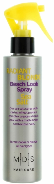 Sprej na vlasy „Mořská sůl. Zářící blond" - Mades Cosmetics Radiant Blonde Beach Look Sea Salt Spray