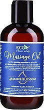 Masážní olej s extraktem z jasmínu Eco U Jasmine Blossom Massage Oil