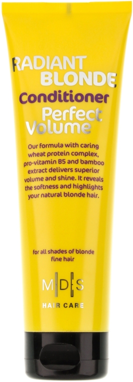 Kondicionér "Perfektní objem. Zářivá blond" - Mades Cosmetics Radiant Blonde Perfect Volume Conditioner