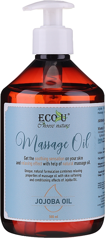 Masážní olej - Eco U Jojoba Massage Oil